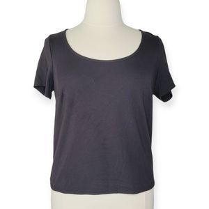 Torrid Ponte Keyhole Cutout Top Black 1